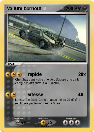Pokemon voiture burnout