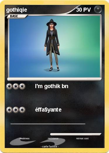 Pokemon gothiqie