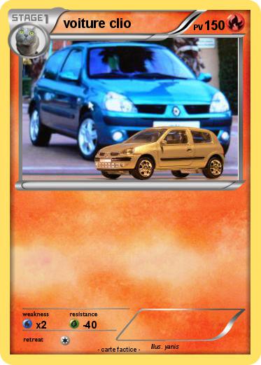 Pokemon voiture clio