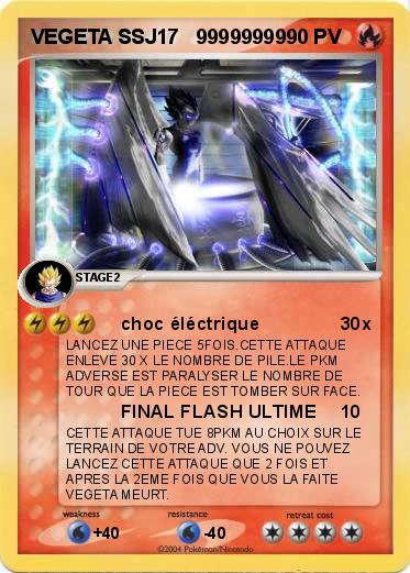 Pokemon VEGETA SSJ17   99999999