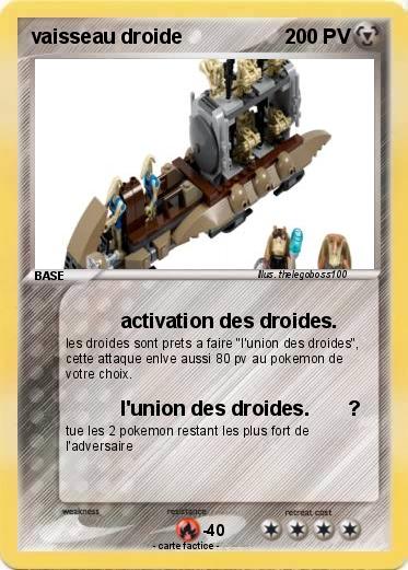 Pokemon vaisseau droide