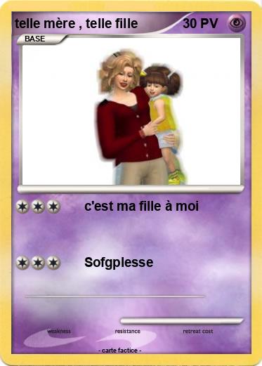 Pokemon telle mère , telle fille