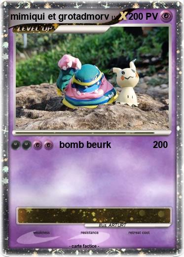 Pokemon mimiqui et grotadmorv