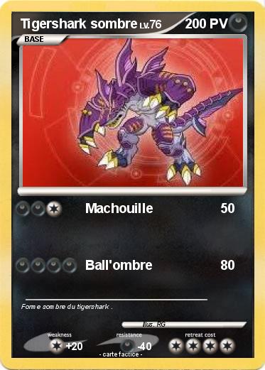 Pokemon Tigershark sombre