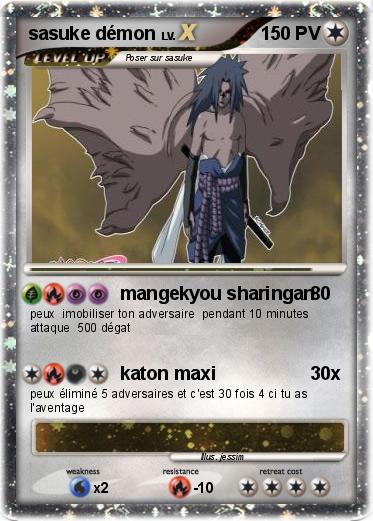 Pokemon sasuke démon