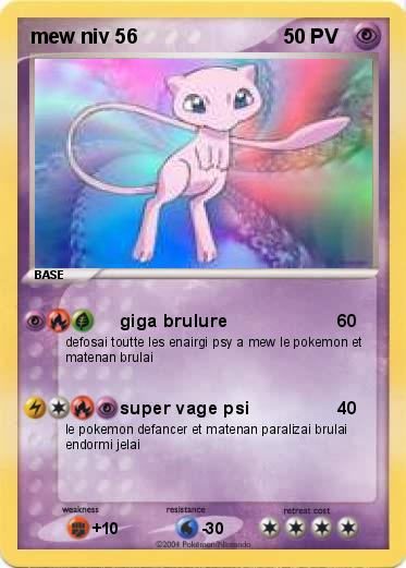 Pokemon mew niv 56