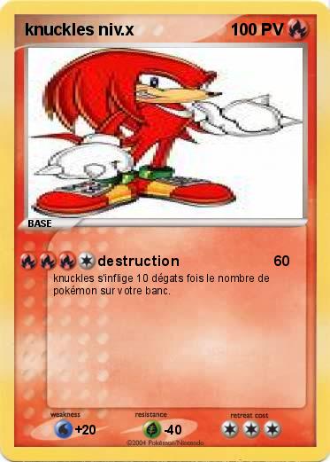 Pokemon knuckles niv.x