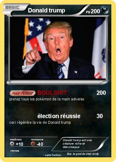 Pokemon Donald trump
