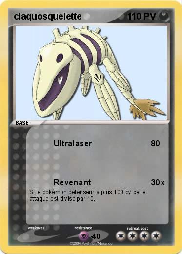 Pokemon claquosquelette