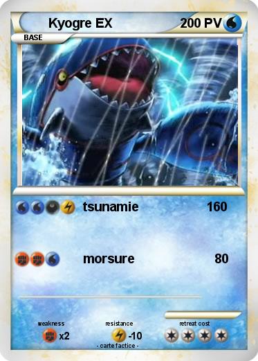 Pokemon Kyogre EX