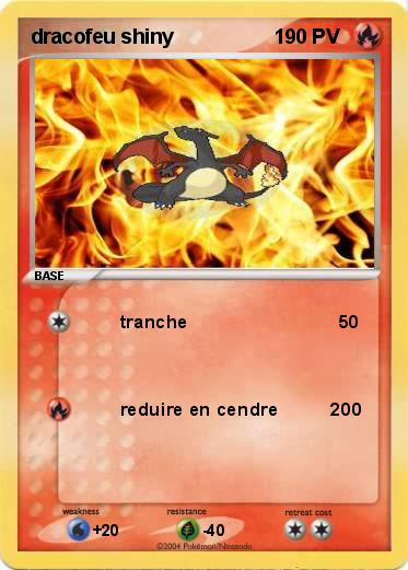 Pokemon dracofeu shiny                  1  