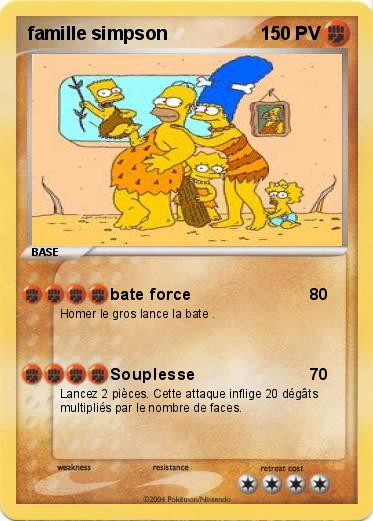 Pokemon famille simpson