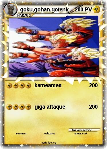 Pokemon goku,gohan,gotenk