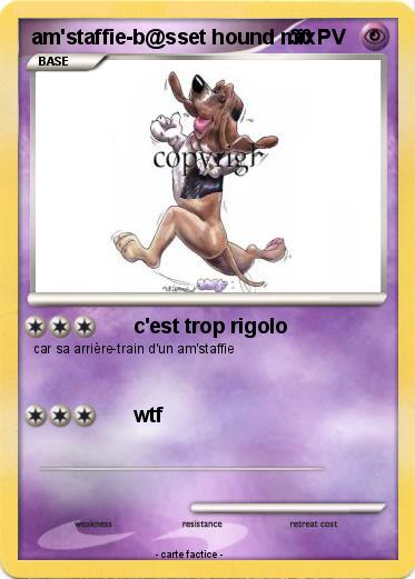 Pokemon am'staffie-b@sset hound mix