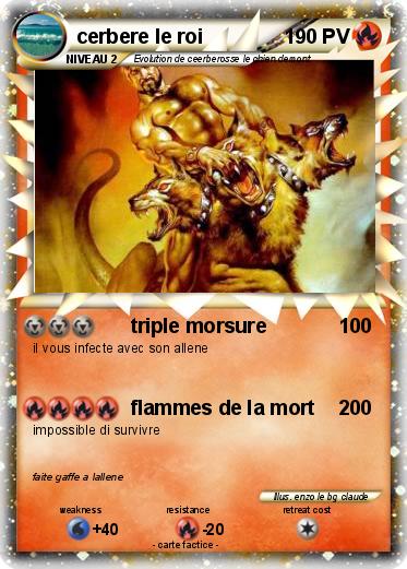 Pokemon cerbere le roi