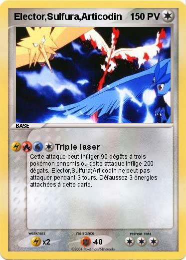 Pokemon Elector,Sulfura,Articodin