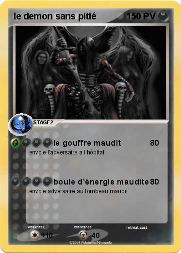 Pokemon le demon sans pitié