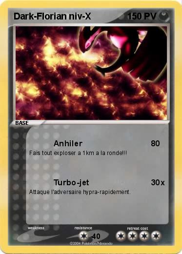 Pokemon Dark-Florian niv-X