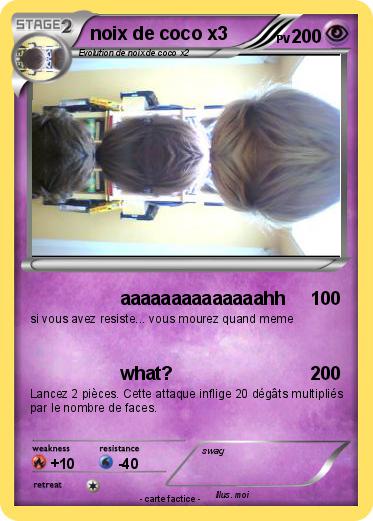 Pokemon noix de coco x3