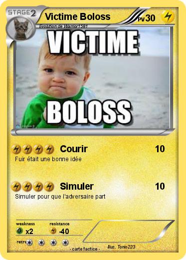 Pokemon Victime Boloss