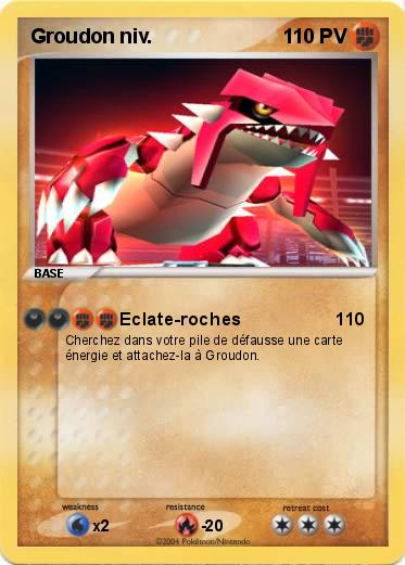 Pokemon Groudon niv.