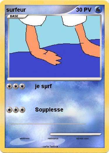 Pokemon surfeur
