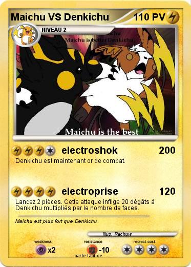 Pokemon Maichu VS Denkichu