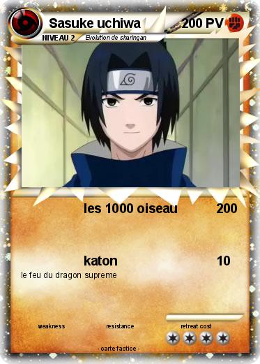 Pokemon Sasuke uchiwa
