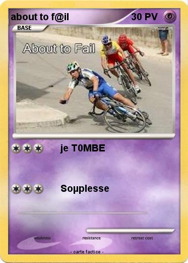 Pokemon about to f@il