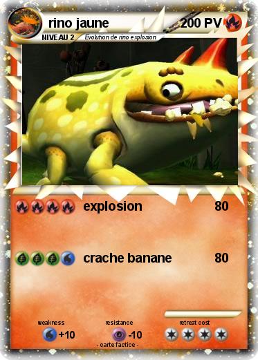 Pokemon rino jaune