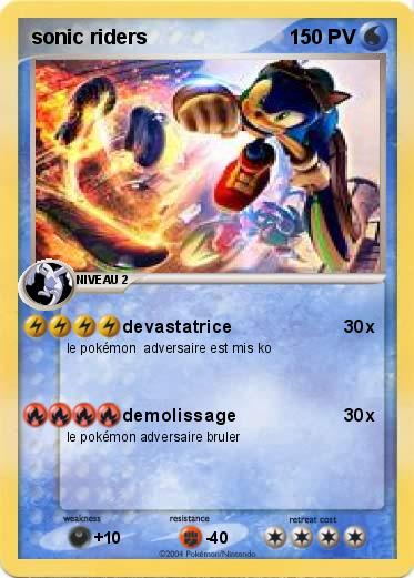 Pokemon sonic riders