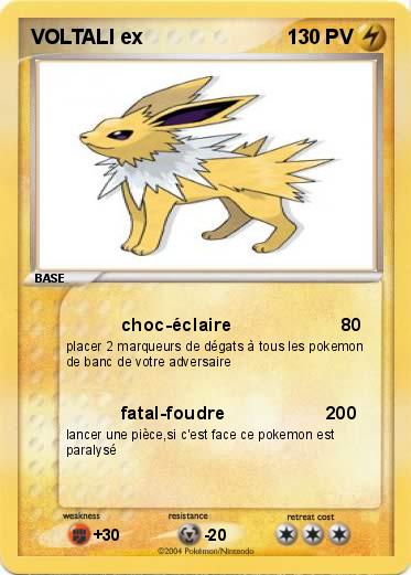 Pokemon VOLTALI ex