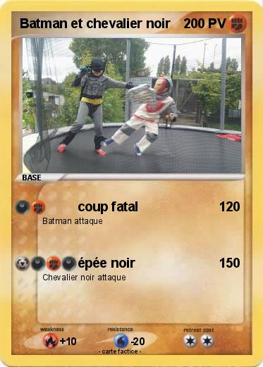 Pokemon Batman et chevalier noir
