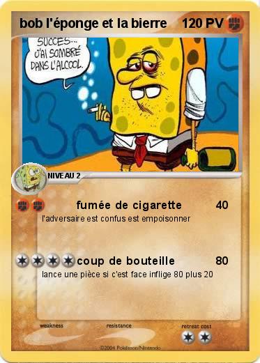 Pokemon bob l'éponge et la bierre
