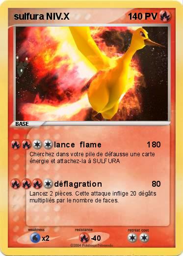 Pokemon sulfura NIV.X             