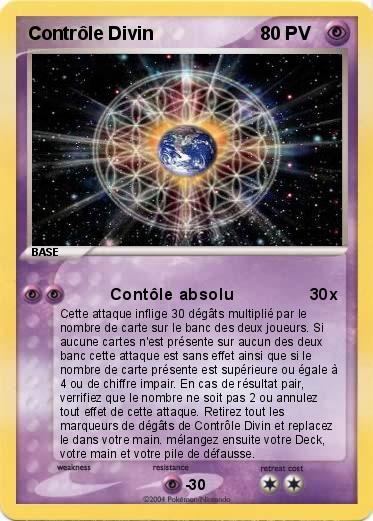 Pokemon Contrôle Divin