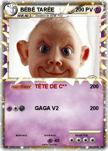 Pokemon BÉBÉ TARÉE