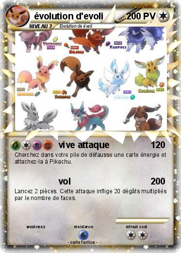 Pokemon évolution d'evoli