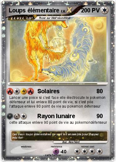 Pokemon Loups élémentaire