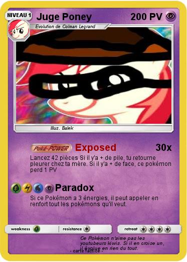 Pokemon Juge Poney