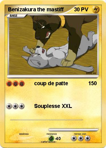 Pokemon Benizakura the mastiff