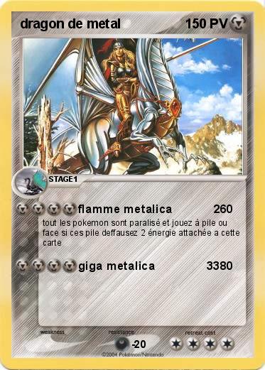 Pokemon dragon de metal