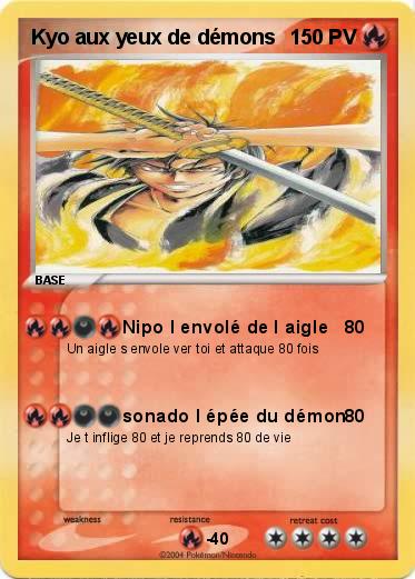Pokemon Kyo aux yeux de démons
