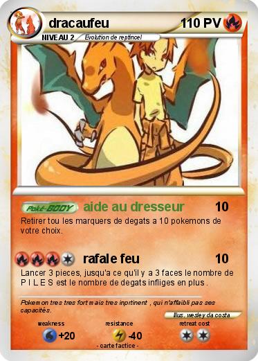 Pokemon dracaufeu