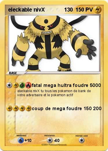 Pokemon eleckable nivX             130                            