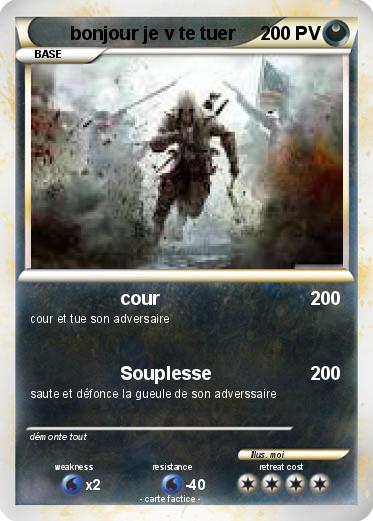 Pokemon bonjour je v te tuer