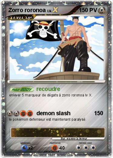 Pokemon Zorro roronoa