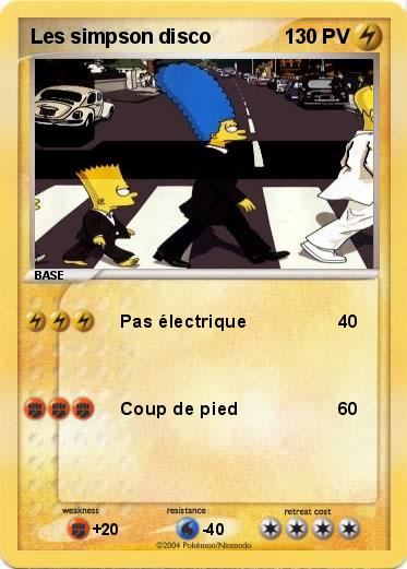 Pokemon Les simpson disco