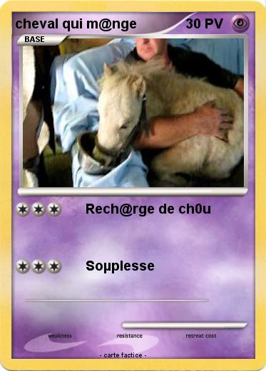 Pokemon cheval qui m@nge