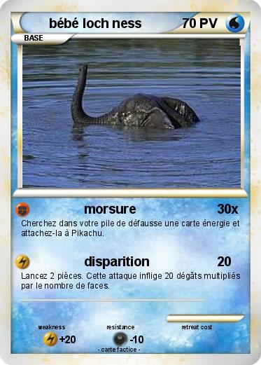 Pokemon bébé loch ness